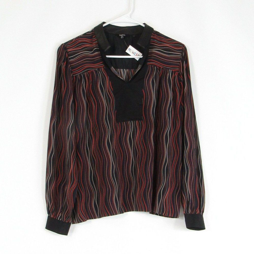 Black RAOUL blouse 4